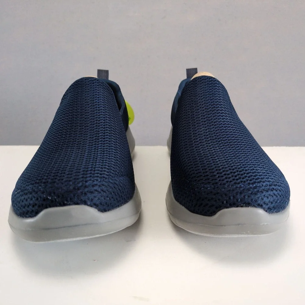 NWT Skechers GOwalk Max Men's 9 Navy Mesh Slip On Walking Shoes Comfort 54600